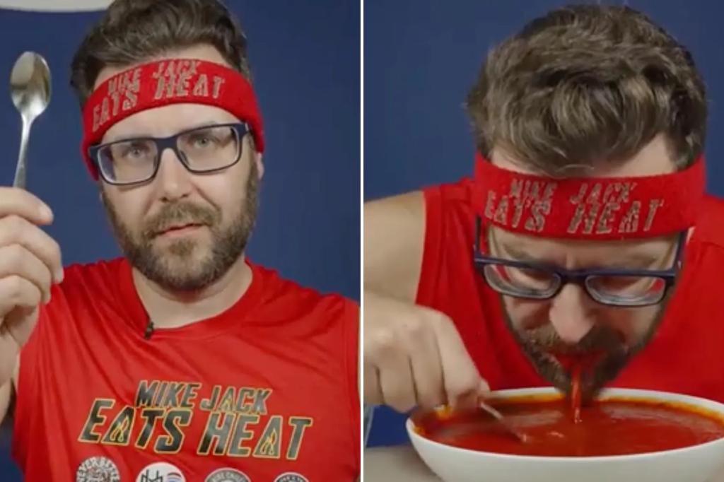 Speedeater absorbs two kilos of hot sauce in seconds: world record